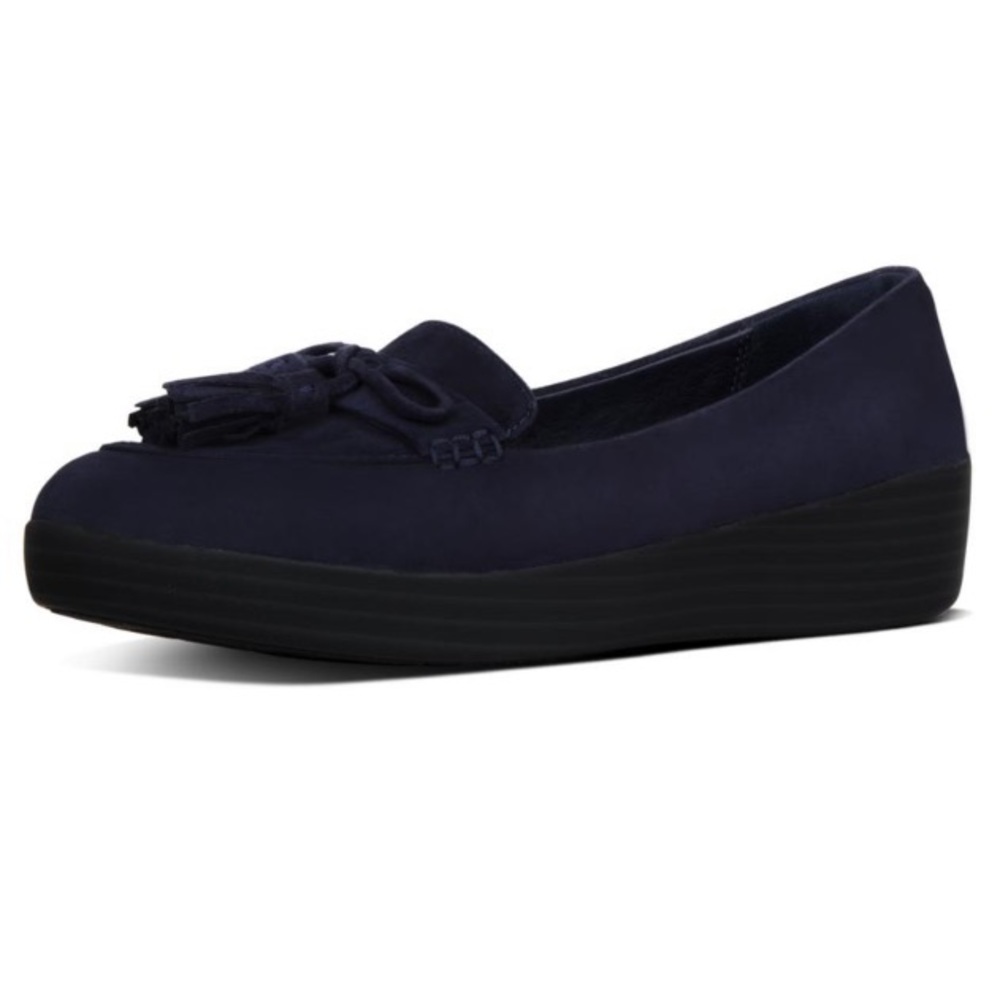 BNIB Fitflop Midnight Navy Tassel Loafers